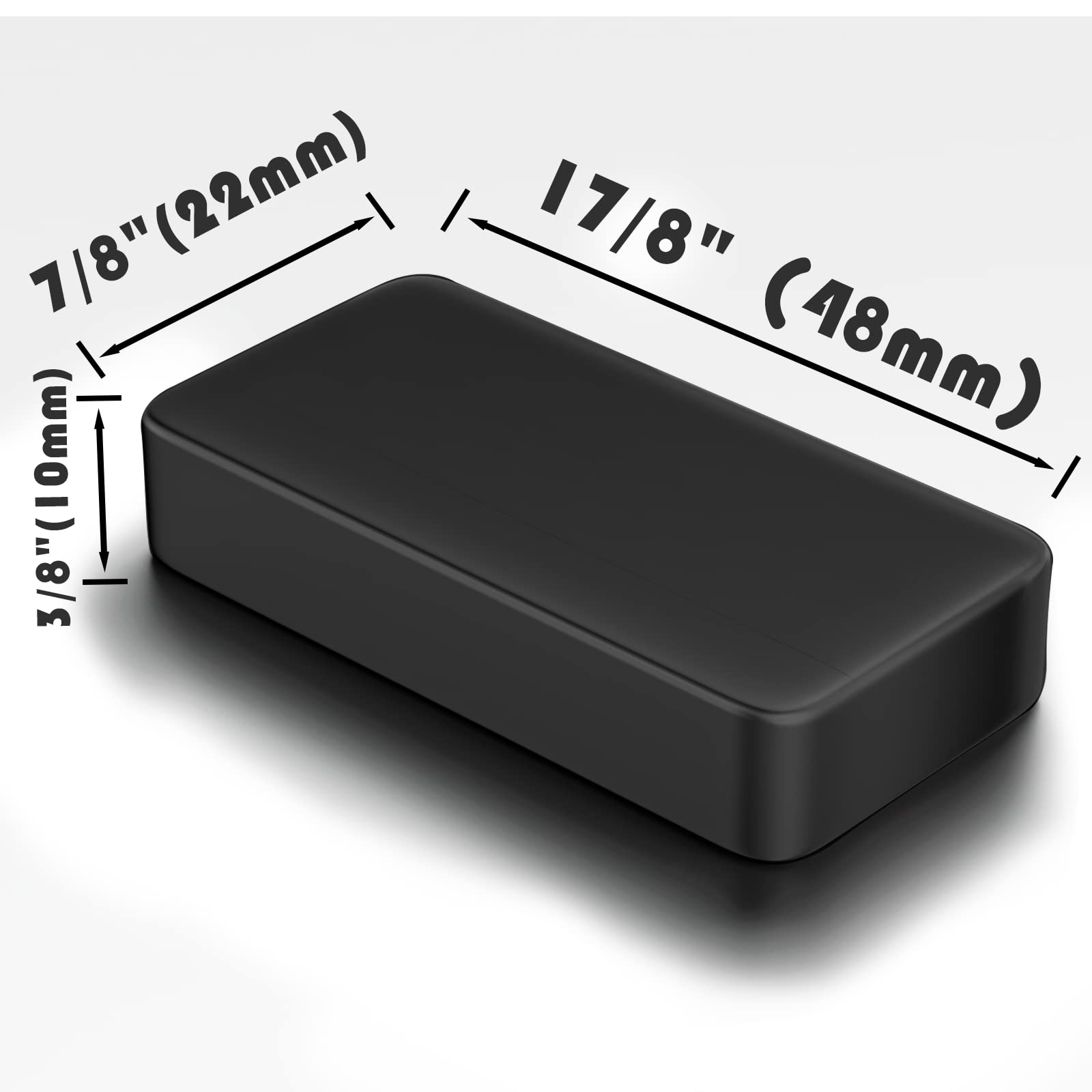 Ferrite Blocks Ceramic Magnets 1 7/8" x 7/8" x 3/8" Rectangular Magnets, Grade 8 - for Crafts, Science and Hobbies - 8 Pieces — Amazon image 2