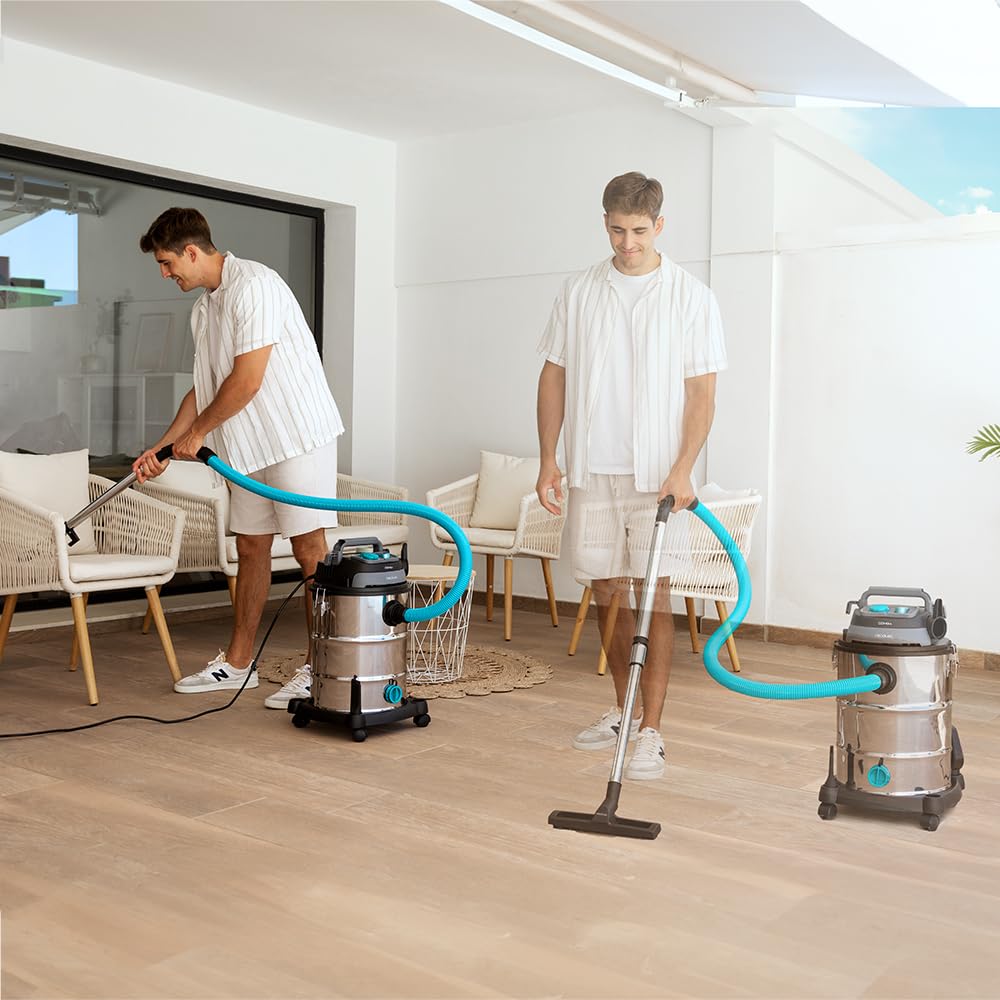 Cecotec Conga Rockstar Wet & Dry Steel Pro Tool Odkurzacz metalowy 30 l 1600 W