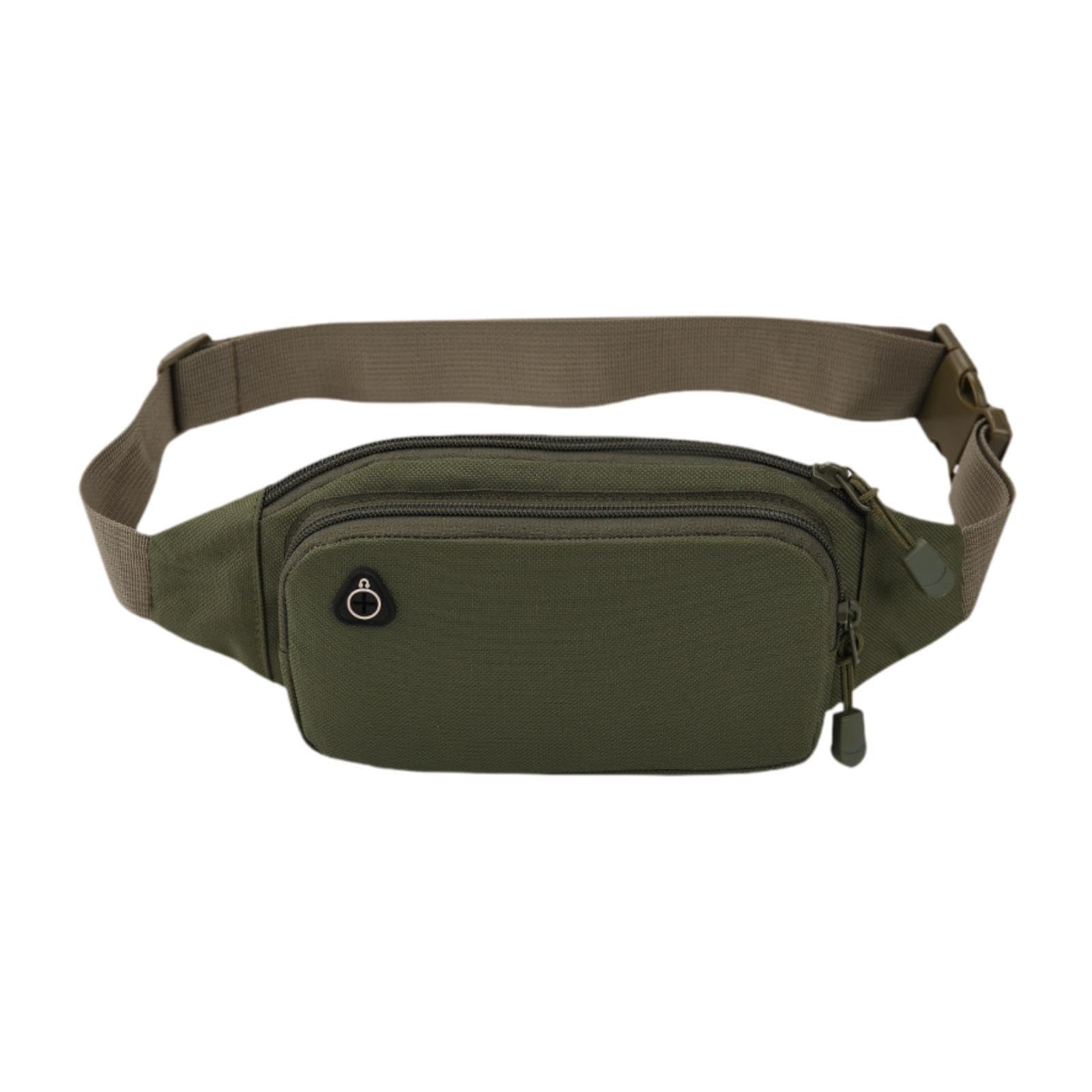 Fanny Pack Waterproof Phone Holder Travel Pouch for Sports Workout Traveling Green-image-38