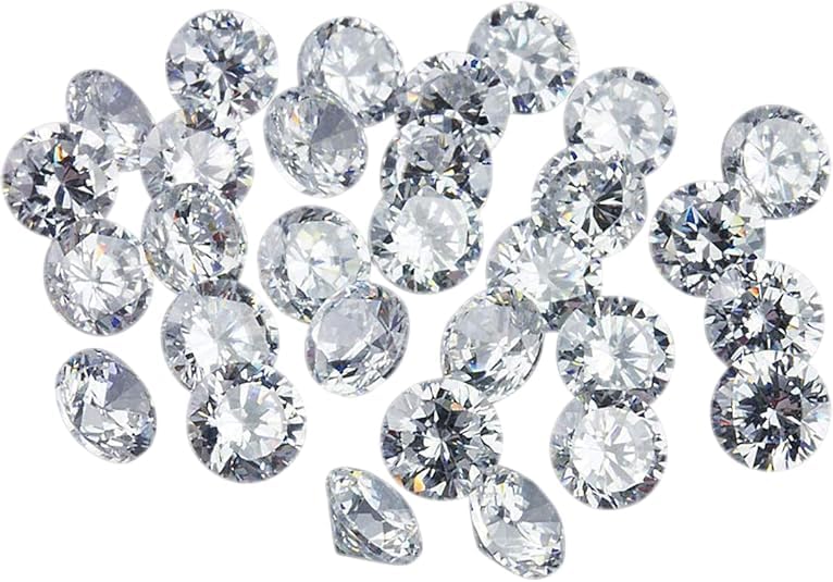 Natural Loose Diamonds – (10 Pcs, 3MM) Round Cut Real Diamonds, D Color, VVS1 Clarity Certified White Gemstones for Fine Jewelry Making, Rings, Earrings & Pendants