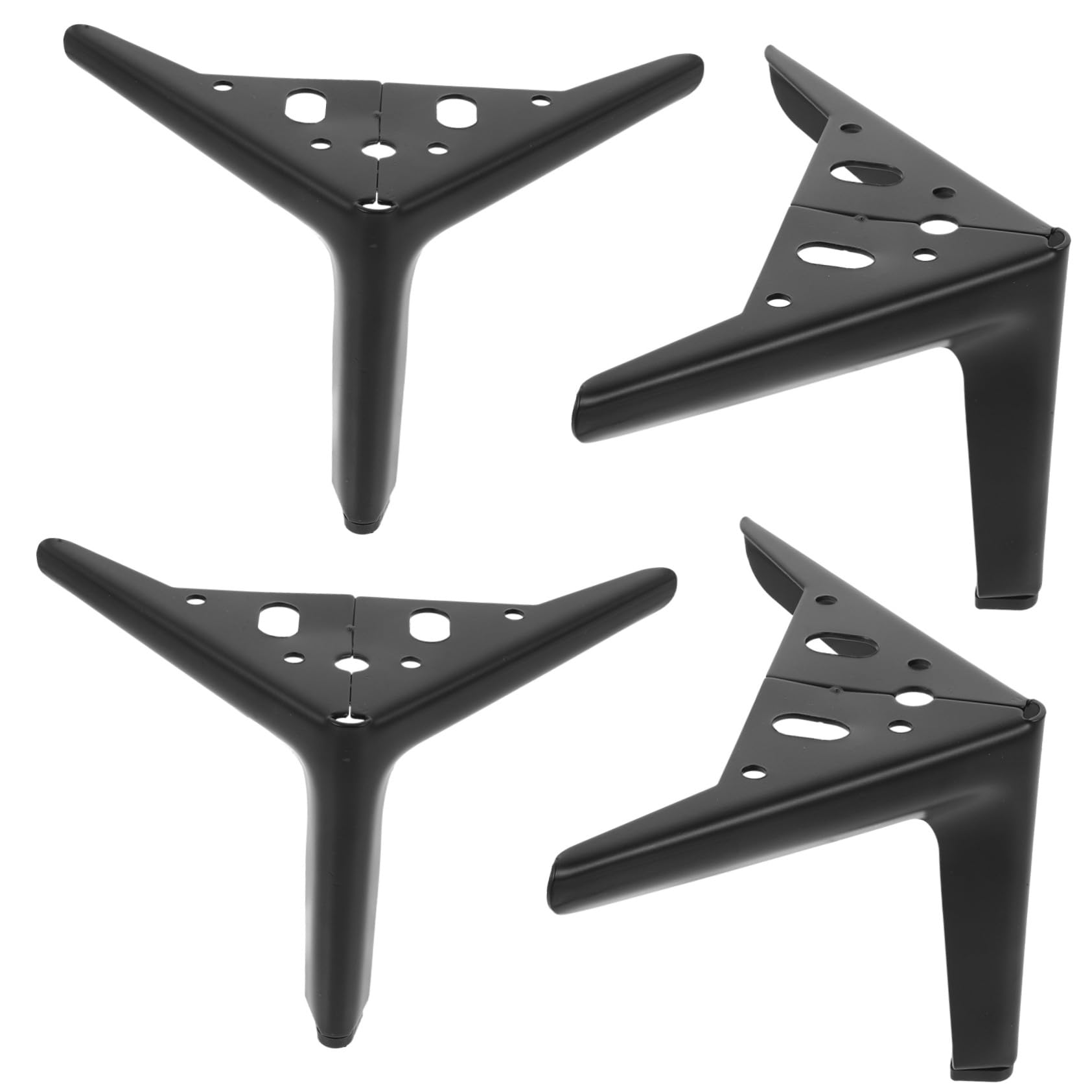 Pieds de meuble métalliques robustes pour armoire et commode