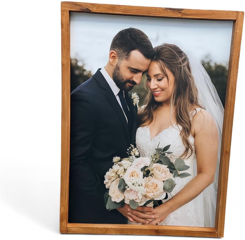 Newborn picture frame - 12 months photo display - Personalized frame - Gift for new mom - Baby photo album- Baby portrait (Newborn 3.0)