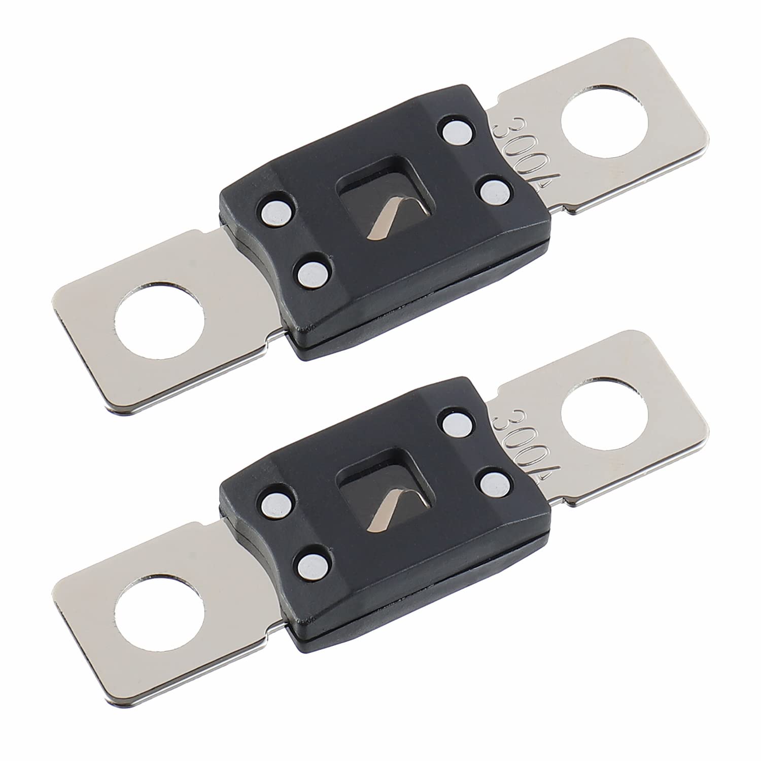 SIGANDG 300A MEGA High Current Fuse - 300 Amp Bolt-on Fuse for Cars, Trucks, Construction Vehicles, Buses, Caravans (2 Pcs)