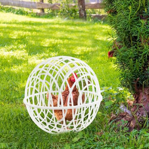 Poulailler mobile en forme de boule avec protection extérieure