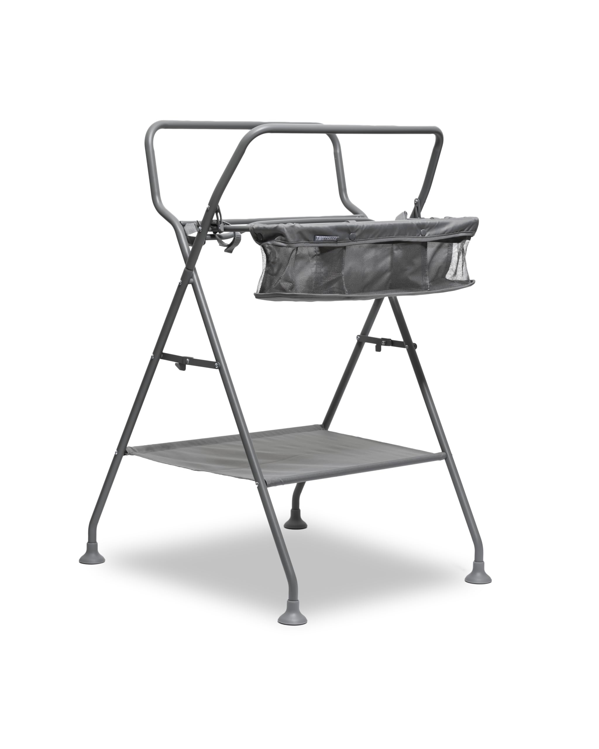 Twistshake Support Pliable pour Baignoire de Bébé avec Rangement et Tuyau d'Évacuation | Pieds Antidérapants