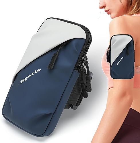 Soporte de teléfono para correr brazalete para iPhone 16 15 14 13 Pro 12 11 Plus XS Max XR X Galaxy S25 S24 S23 Android hasta 6.7 pulgadas, unisex,