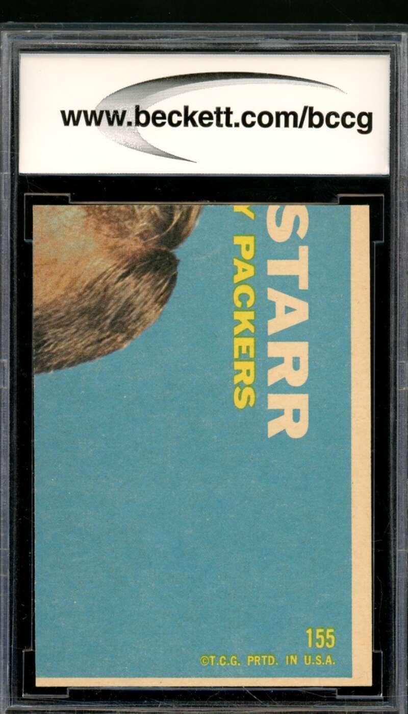 Craig Morton Card 1968 Topps #155 BGS BCCG 8 - Unsigned Football Cards