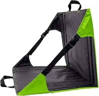 Silla De Camping Plegable,Asiento De Picnic con Respaldo | Asiento de Festival portátil con Respaldo | Asiento de Exterior Acolchado con Correas Ajustables para Exteriores, Camping, Parque,