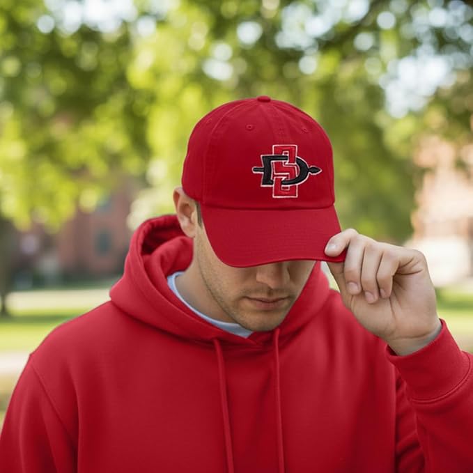 Gorra SDSU Aztecs Ajustable con Correa de Tela miniatura 5