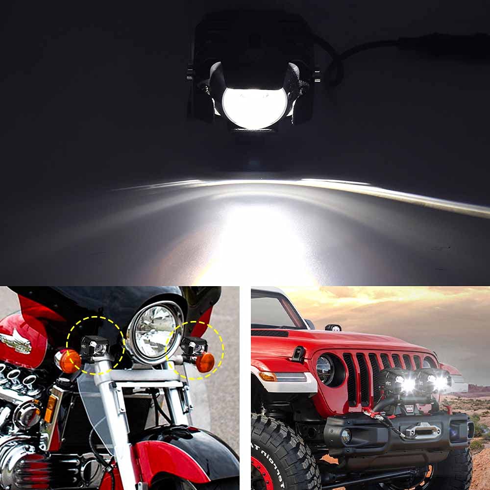 X-STYLE バイク フォグランプ 白 20W LEDヘッドライト 補助灯 ワ Amazon | X-STYLE バイク フォグランプ 白 20W LEDヘッドライト 補助灯