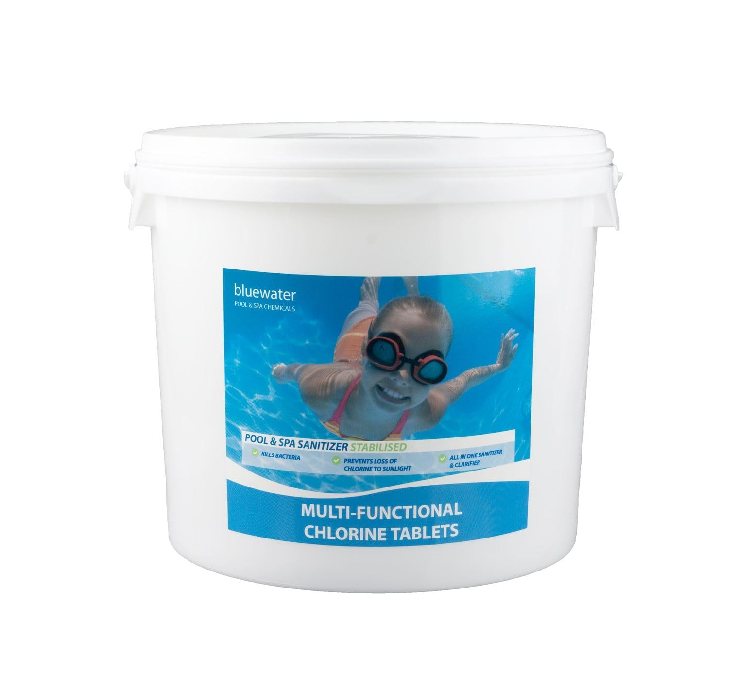 Bluewater 2kg Multifunctional Chlorine Tablets 200g - PoolShopUK