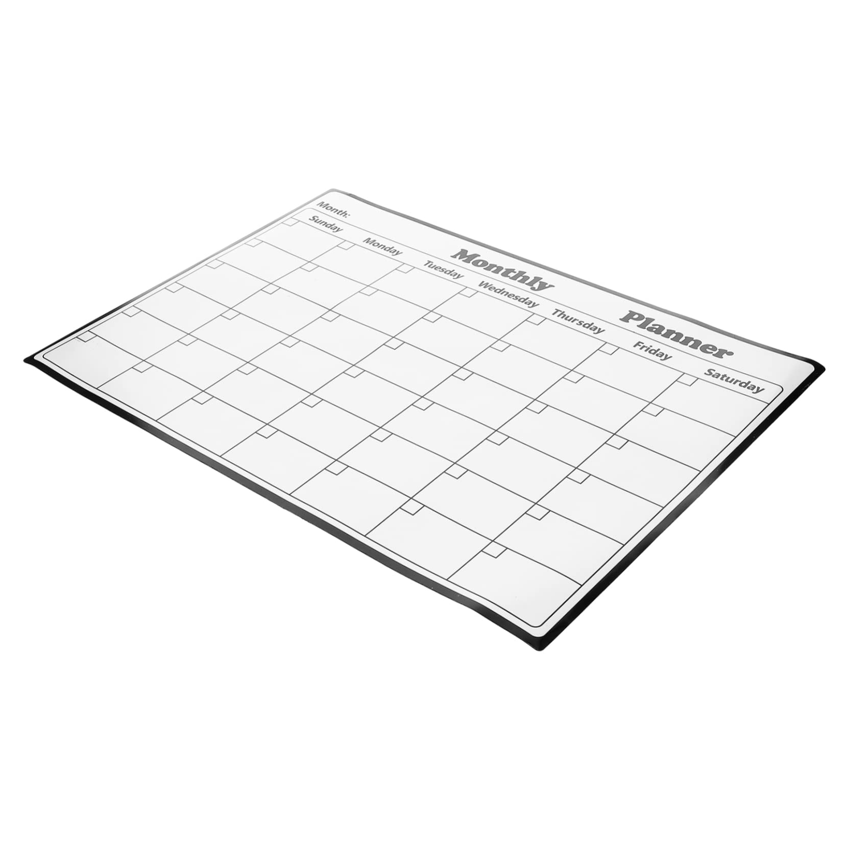 3St Kalender-Kühlschrank-Aufkleber Kühlschrankkalender magnetisch Liste Monatsplaner Whiteboard Spitze Erinnerung an den Kühlschrank Kühlschrankplanungs-Whiteboard Weich magnetisch