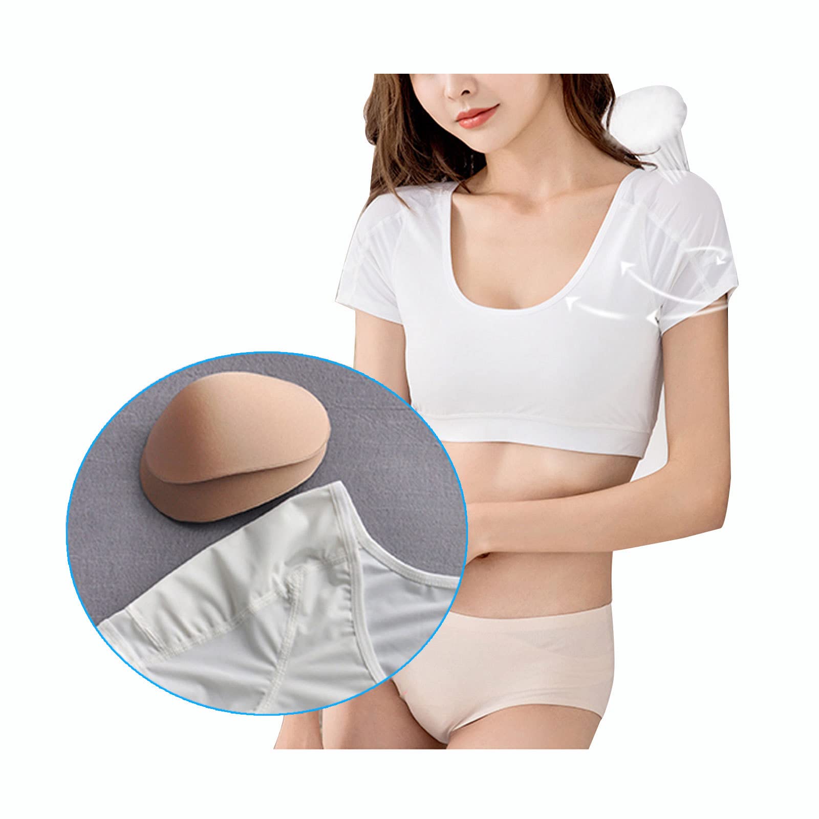 Almohadillas para hombros falsos mujer ropa para mejorar los hombros resbaladizos y estrechos S