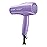 Hot Beauty 1875 Ceramic Hair Dryer, Powerful Fast Drying, Multi-Setting with Comb Attachment, Additional Detangler Included, Slide Bar Switch, Compact for Home & Travel (Purple)