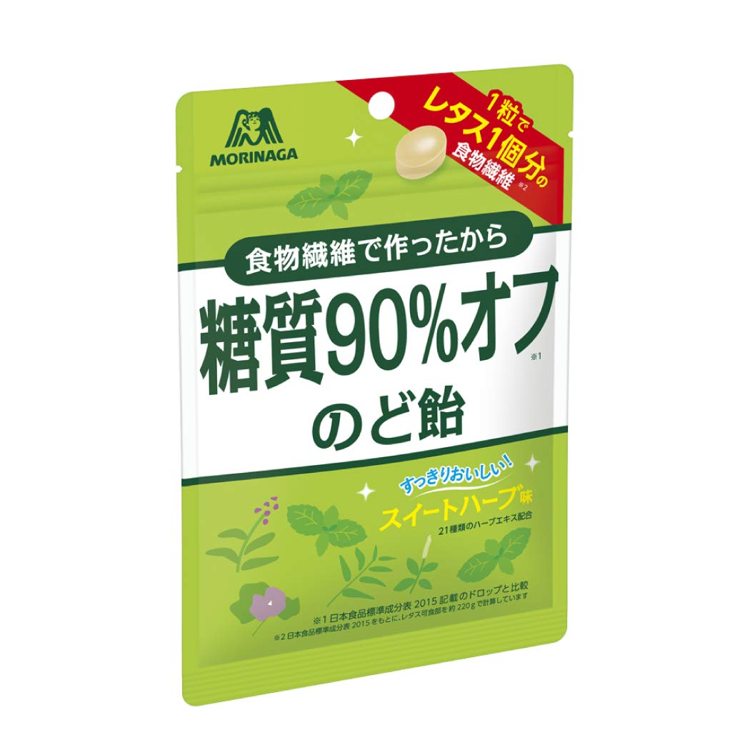 Amazon Co Jp 森永製菓 糖質９０ オフのど飴 64ｇ 7袋 食品 飲料 お酒
