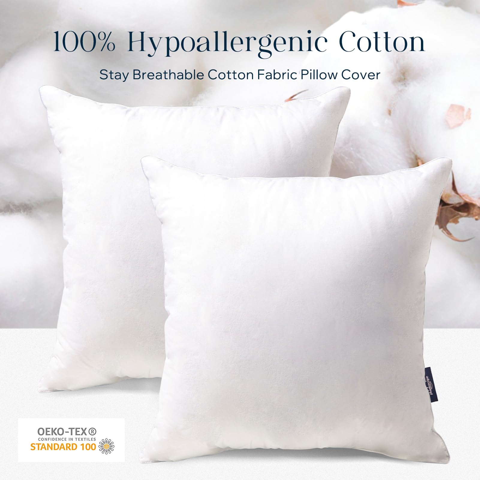 Amazon.com: Phantoscope 18x18 Pillow Insert - Throw Pillow Insert