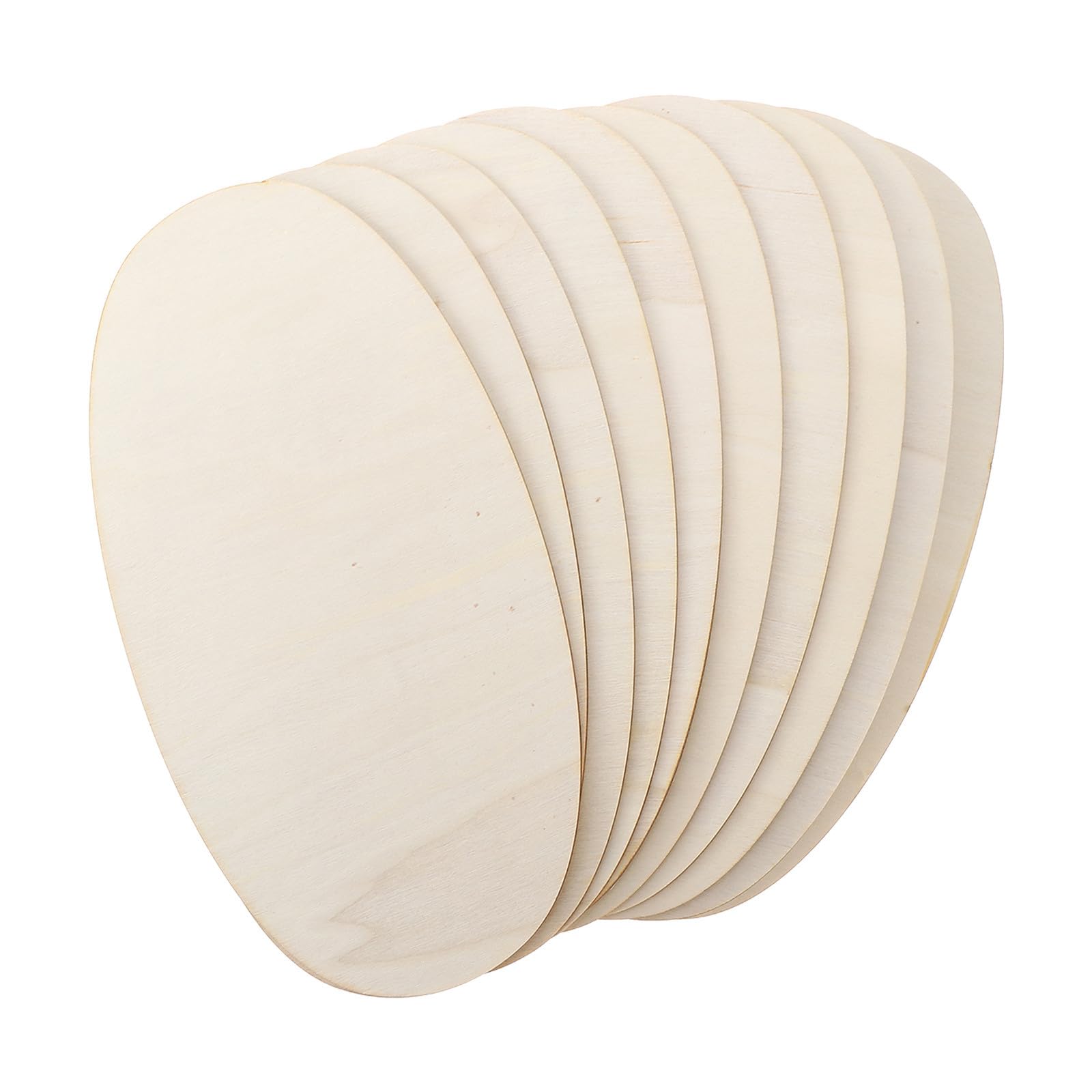 TOYANDONA Oval Holzrohlinge 10 Stück 14X27cm Naturbelassene Holzscheiben für Kreative Bastelprojekte und Hängende Dekorationen zu Hochzeit und Geburtstag