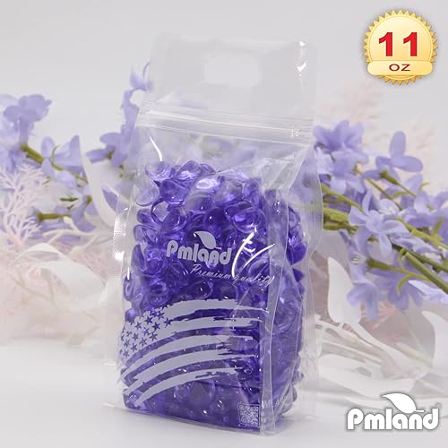 Miniatura 7 de PMLAND 370 piezas de piedras acrílicas transparentes de 0.631 pulgadas, dispersión de mesa, boda, novia, baby shower, decoración de fiesta, rellenos