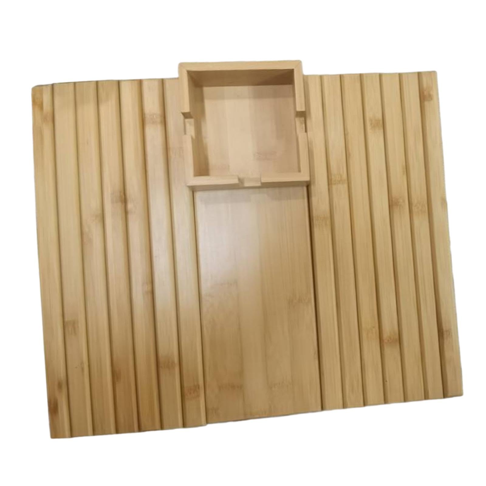 Portavasos de Bambú para Sofá, Organizador Portátil para Mando a Distancia