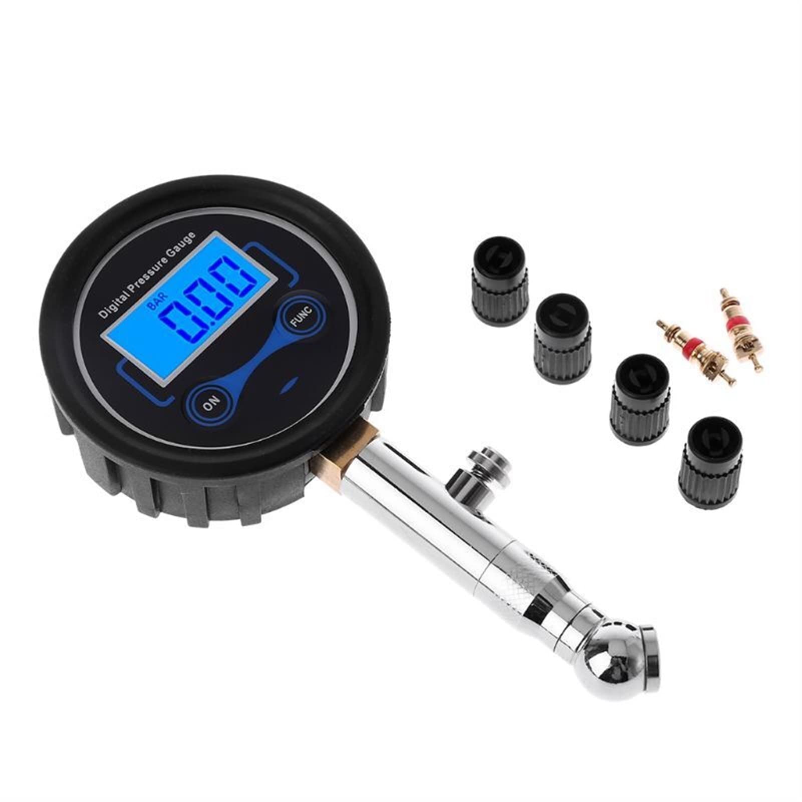 HMTE LCD Digitale Manometro della Pressione dei Pneumatici 0-200PSI Auto Pneumatico di Pressione dell'Aria per Il Motociclo Auto Camion della Bicicletta Moto Veicolo Tester