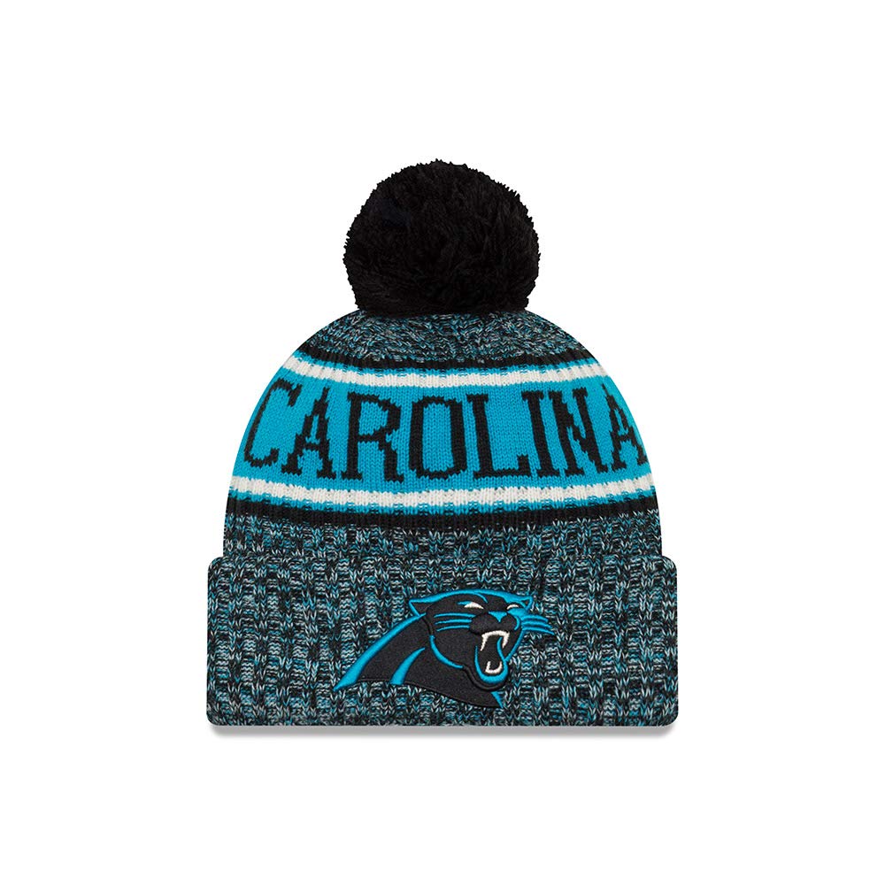 New Era Unisex Multicoloured Nfl Sideline Reserve Beanie Carolina Panthers
