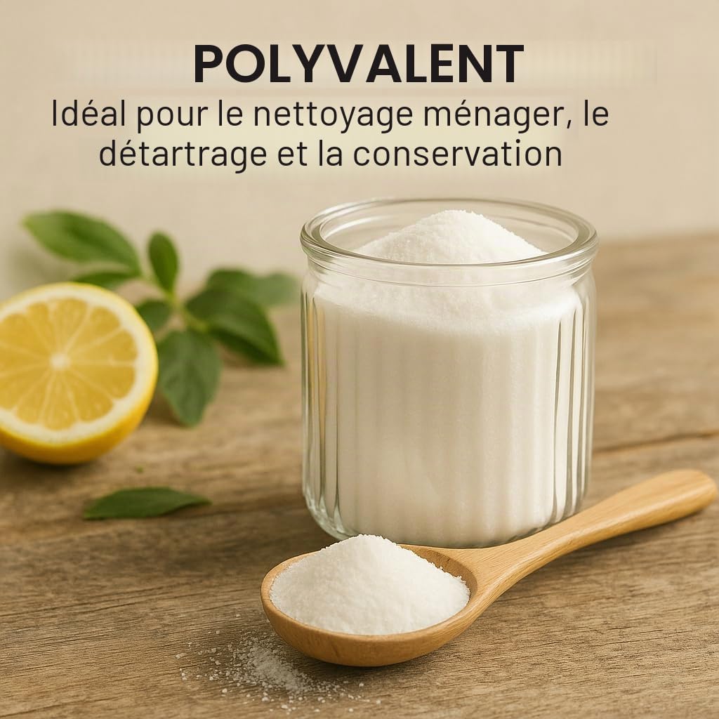POSH Acide citrique poudre fine blanche de qualité alimentaire nettoyage acide citrique E330 contact alimentaire
