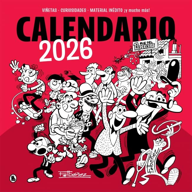 Calendario Ibáñez 2026 (Bruguera Clásica)