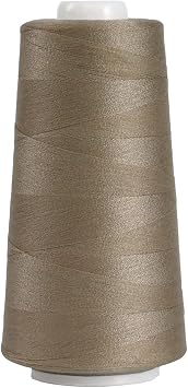 Superior Threads Sergin General Corespun Polyester Serger Sewing Thread 3000 Yard Cone #105 Beige