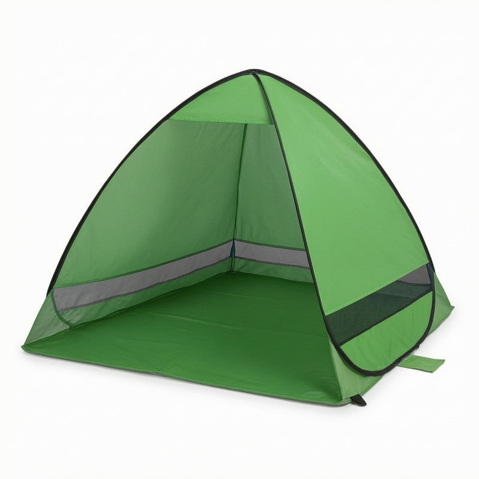 Dome Beach Tent Automatic Self Assembling Beachside Shelter Ventilated Tent for Families, Camping Green for Apple-image-38