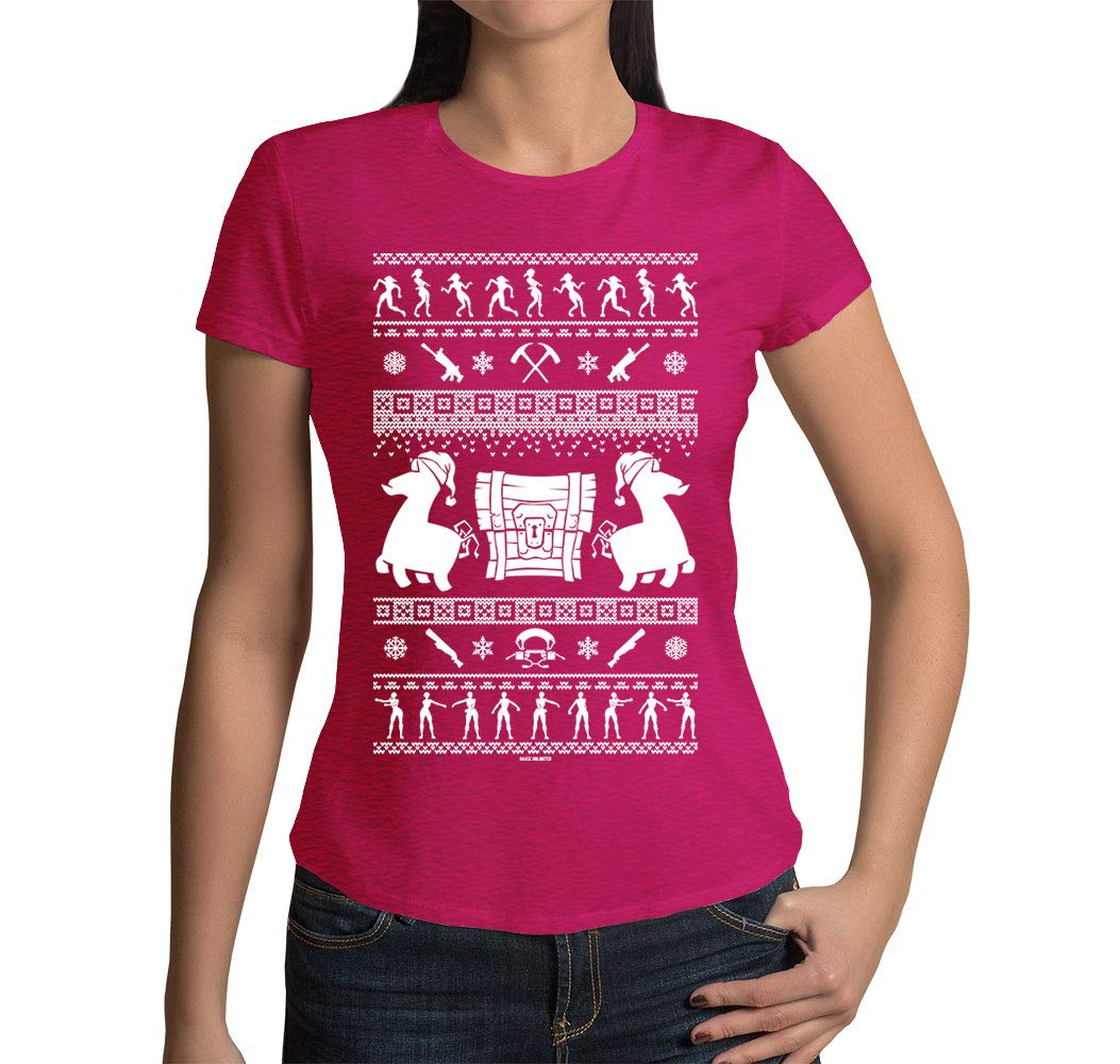 Junior's Battle Royale Ugly Sweater T-Shirt