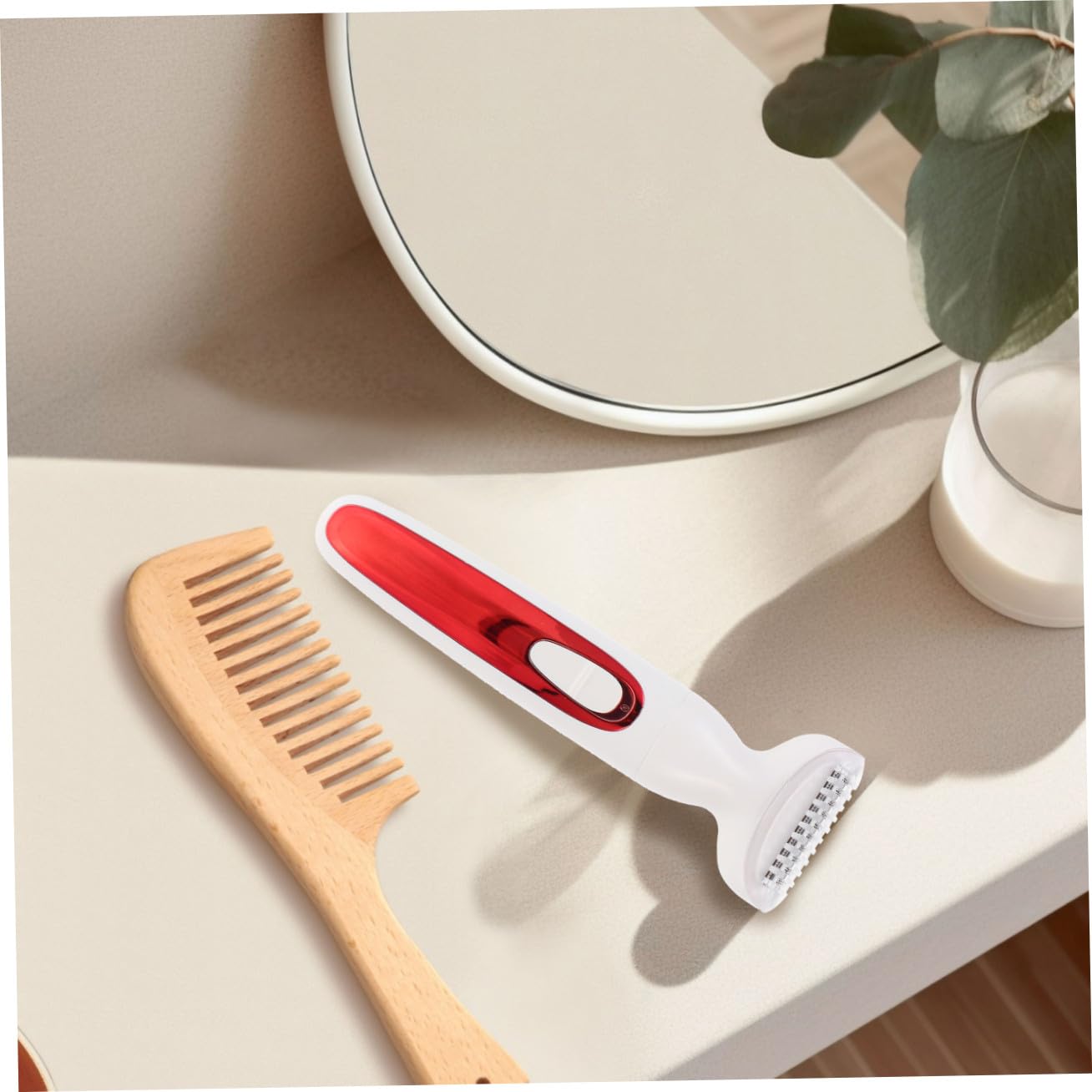 Depiladora Corporal USB Recargable, Afeitadora de Mano Portátil de Abs, Cabezal de Corte Rápido para Uso en Casa y Viaje