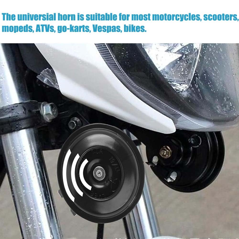 Corno Forte Moto Kit Clacson Universale Per Moto 12V 1.5A