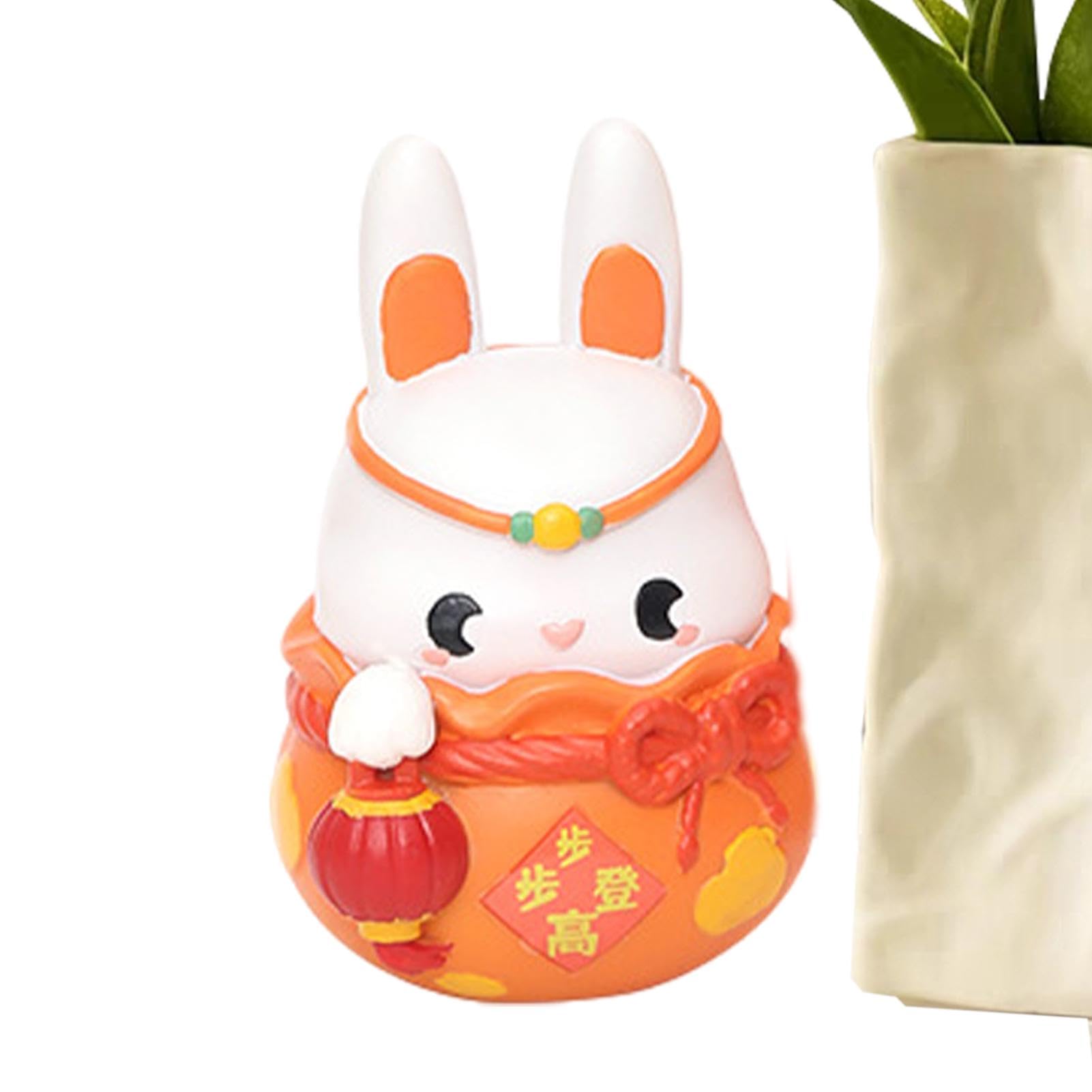 Amazon.co.jp: zwxqe 中国のウサギの像 - 風水ラッキーラビット