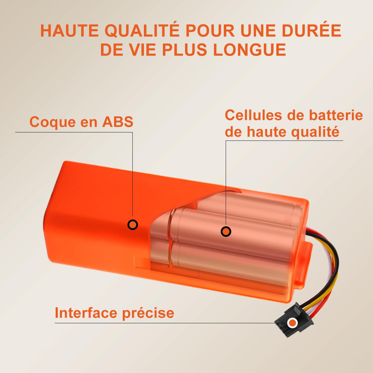 Bateria zamienna 6500 mAh 14,4 V do Xiaomi Mi Robot Xiaomi Mijia Roborock s50 s51 Robot Vacuum Cleaner Li-ION 14,4V Bateria