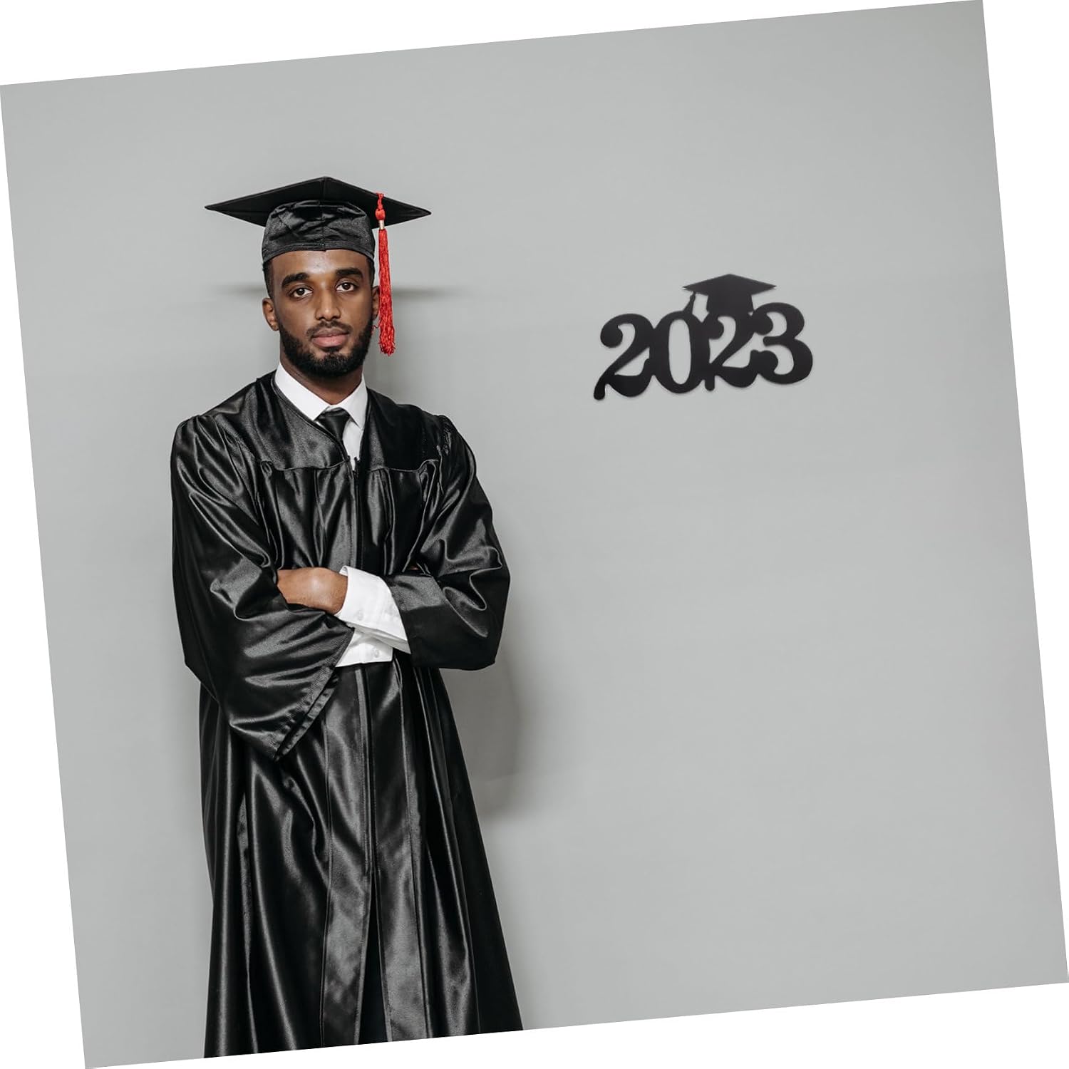 Graduation Photo Booth Prop for Celebrating Achievements Compact and Lightweight Design for Parties Memorable Photo Display Supplies