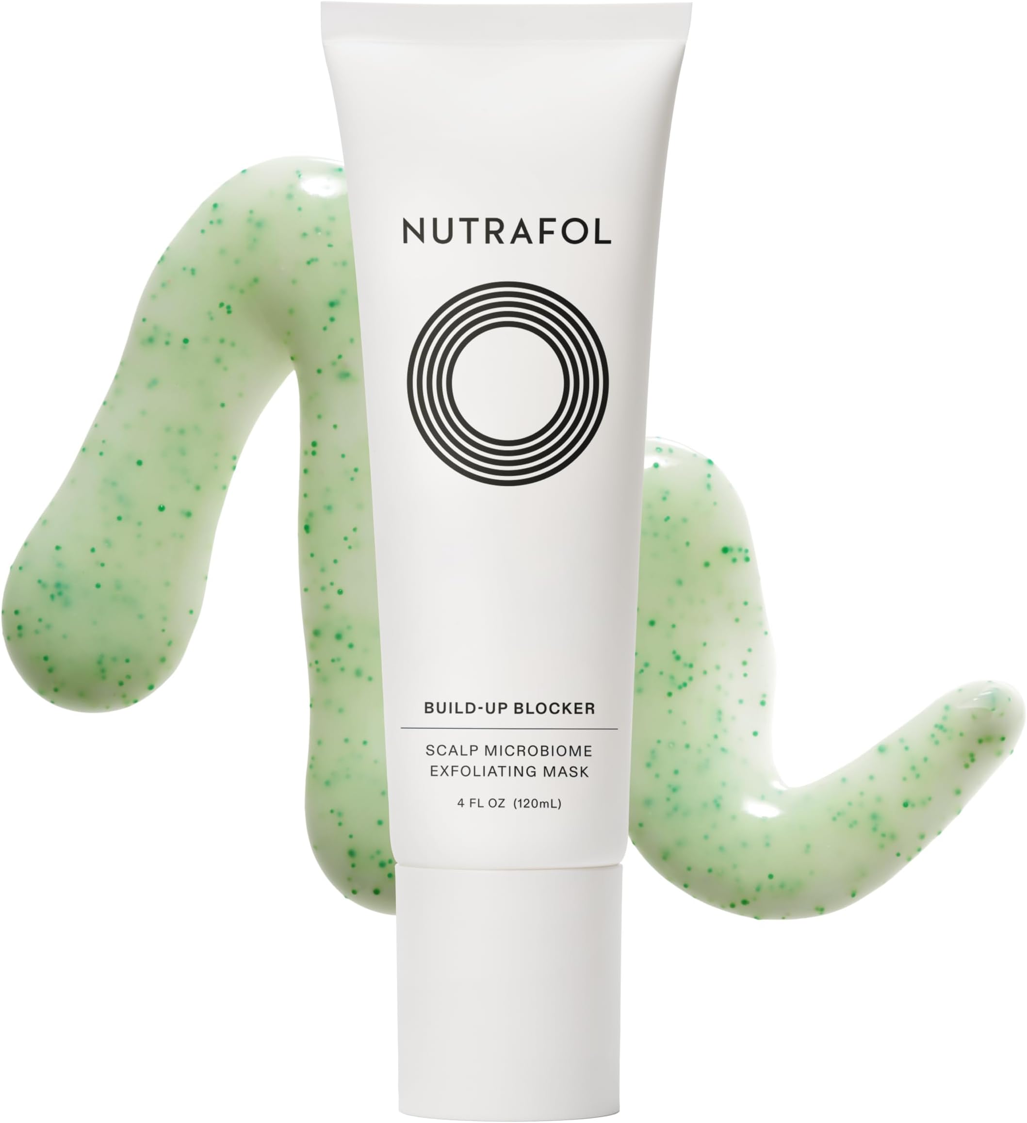 Nutrafol Exfoliating Scalp Mask, Eliminates Product Build-up and Oil for Healthier Hair and Scalp, Physician-formulated for Thinning Hair, Color and Extension Safe - 4 Fl Oz Bottle