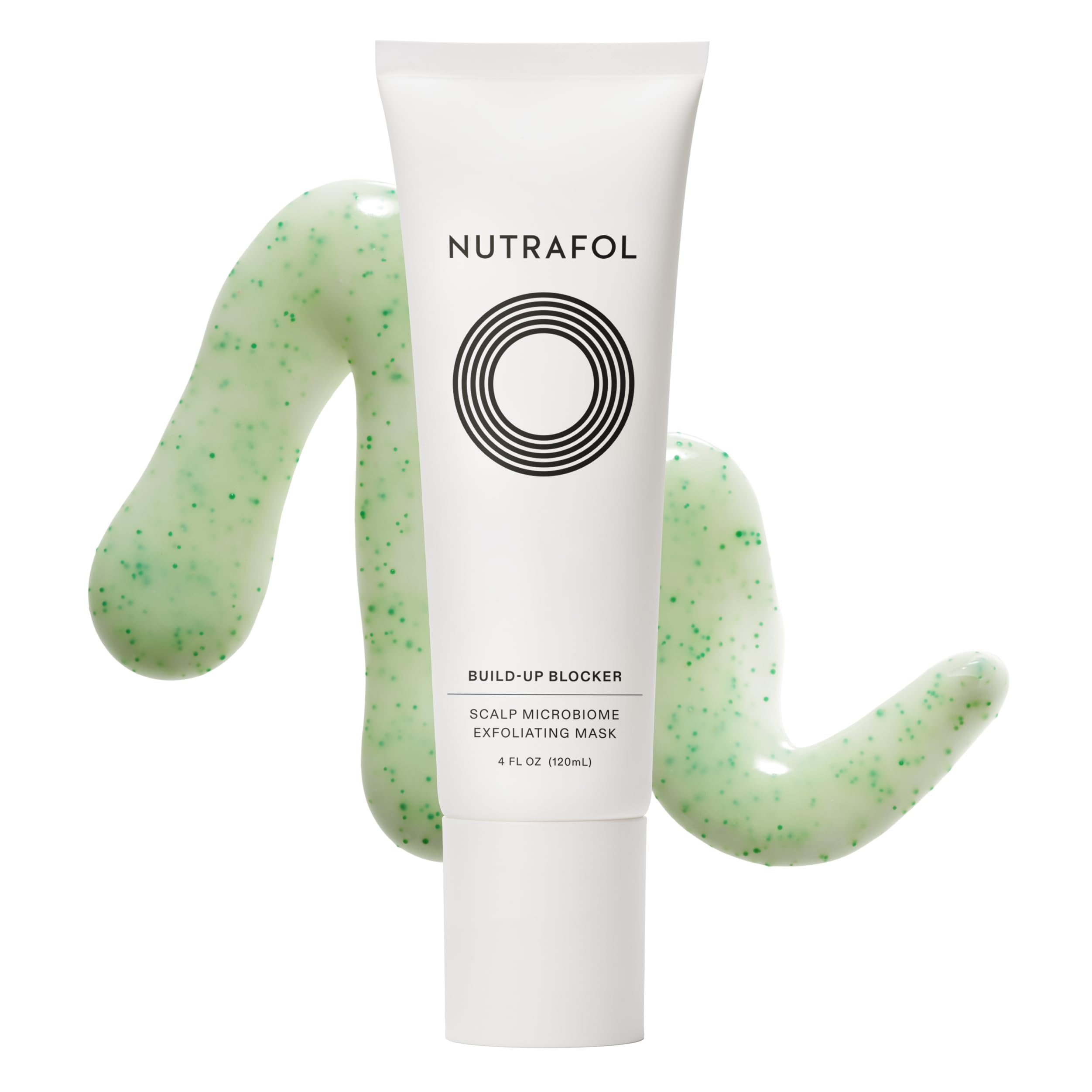 Nutrafol Exfoliating Scalp Mask, Eliminates Product Build-up and Oil for Healthier Hair and Scalp, Physician-formulated for Thinning Hair, Color and Extension Safe - 4 Fl Oz Bottle