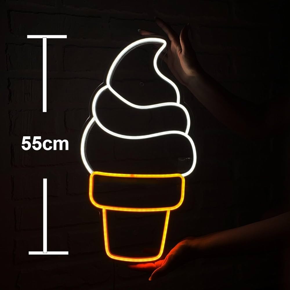 Ice Cream ネオンサイン デザート 壁掛け 店舗装飾 室内装飾 おしゃれ Ice Cream ネオンサイン デザート 壁掛け 店舗装飾 室内装飾