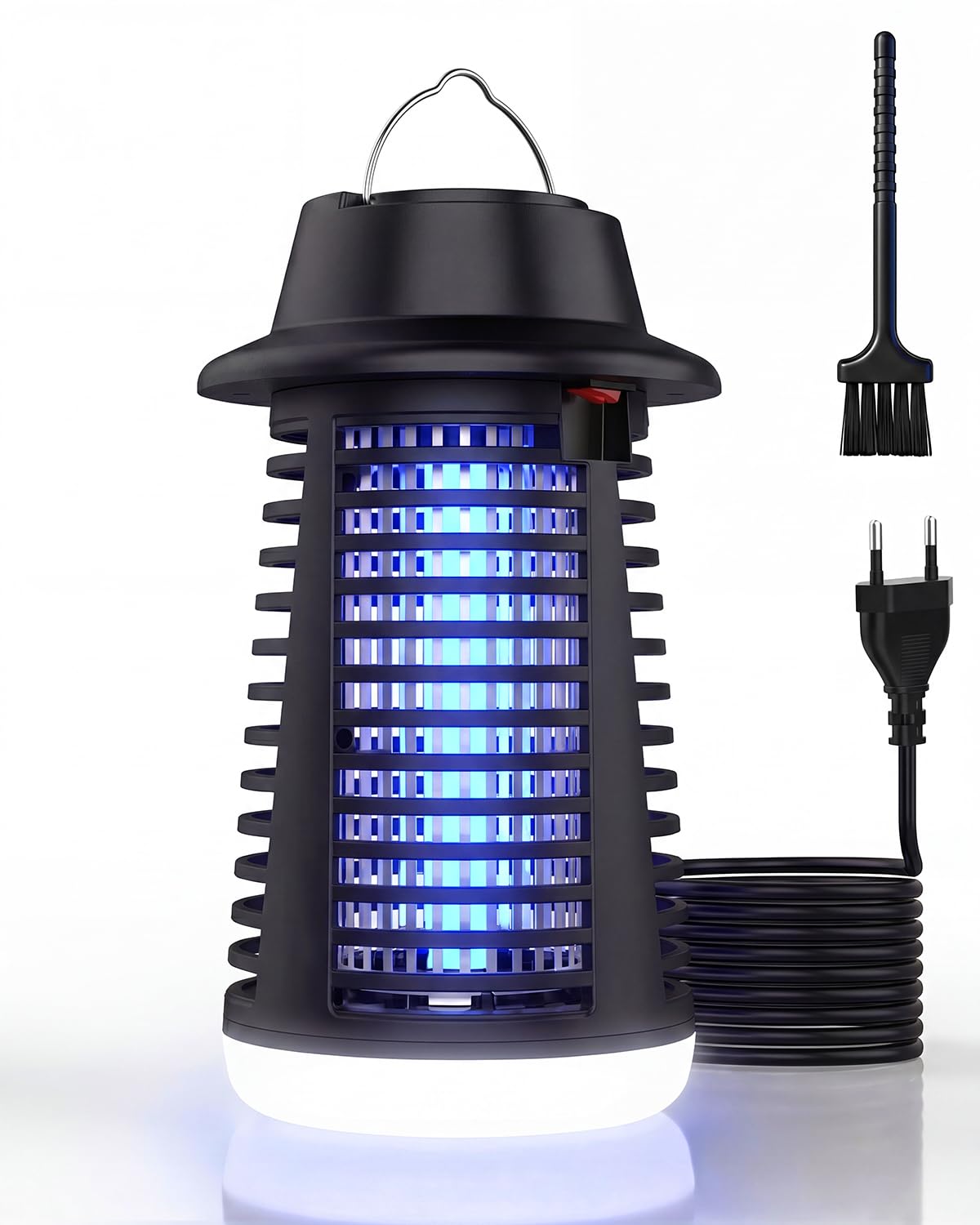 Lampe Anti Moustique Interieur, Lautlos Lampe Anti Mouche Avec Lumière À 360°, Silencieux Lumière Bleue Anti Moustique Pour La Chambre, La Maison, Le Bureau Mouche, Pour Mouche, Les Insectes