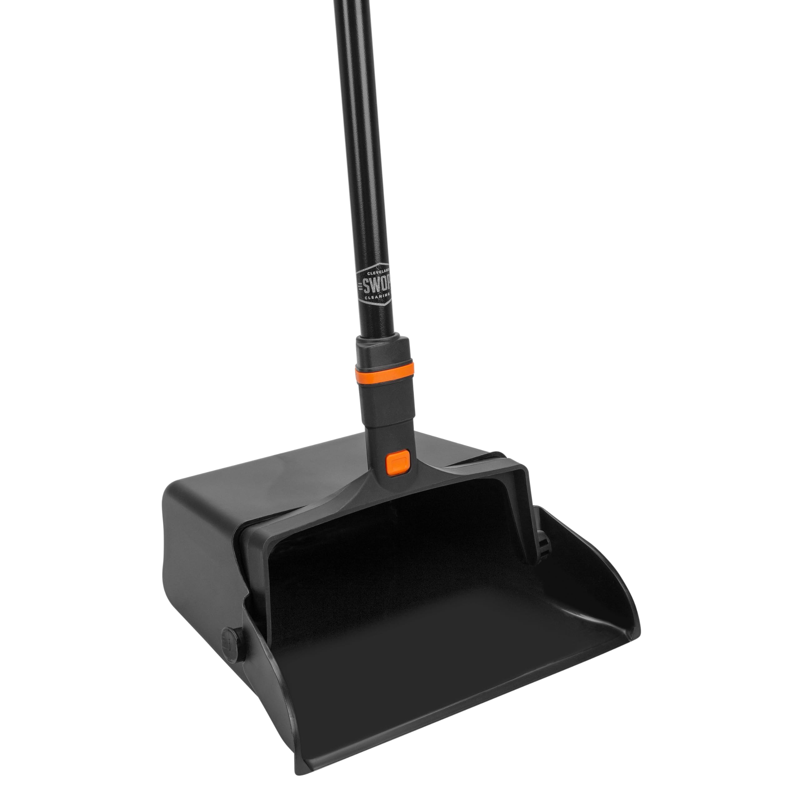 SWOPT 12” Upright Dustpan, Standard Combo – Ergonomic Design Eliminates Need to Bend While Cleaning – Interchangeable with All SWOPT Cleaning Products