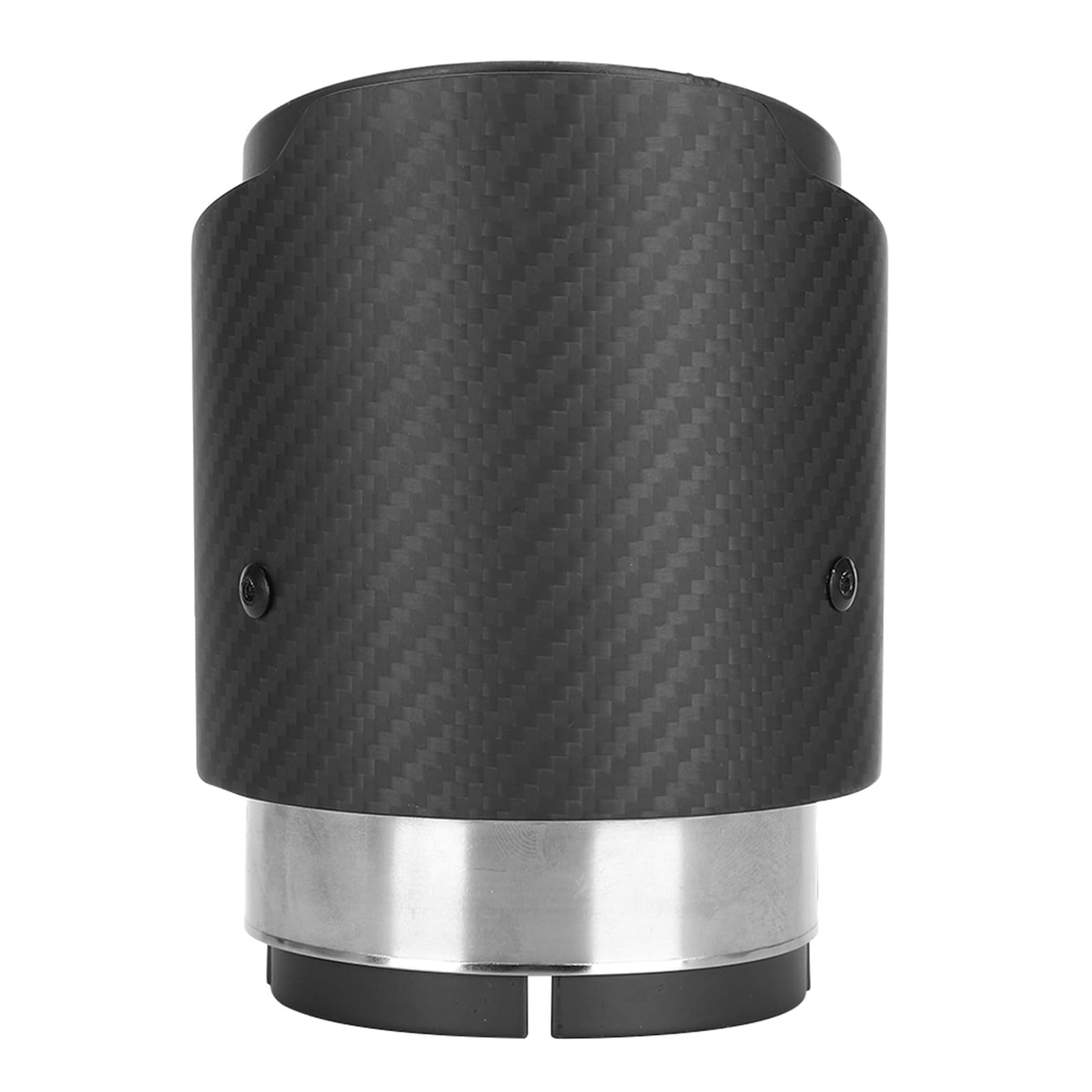 Tubo di Scarico in Fibra di Bon 80mm Ingresso 101mm Uscita Coda Gola Staight Sided Punta Opaca Fit Carbonio Staight Lato per CX5 CX4 Mazda(Tutto nero opaco)