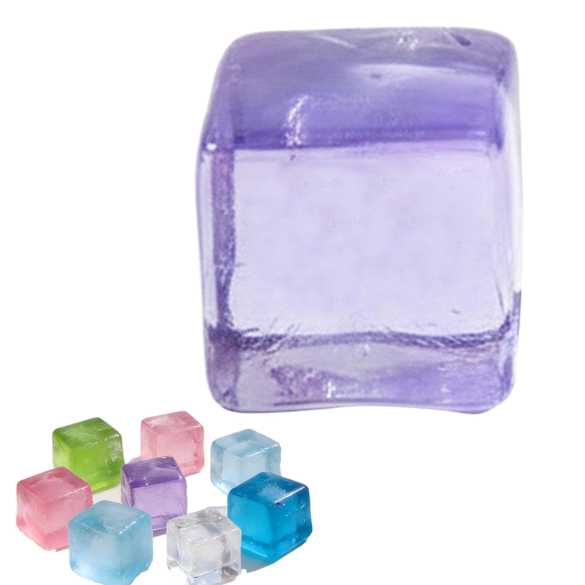 Squeeze Squishy Toys,Clear Ice Cube Stress Ball
