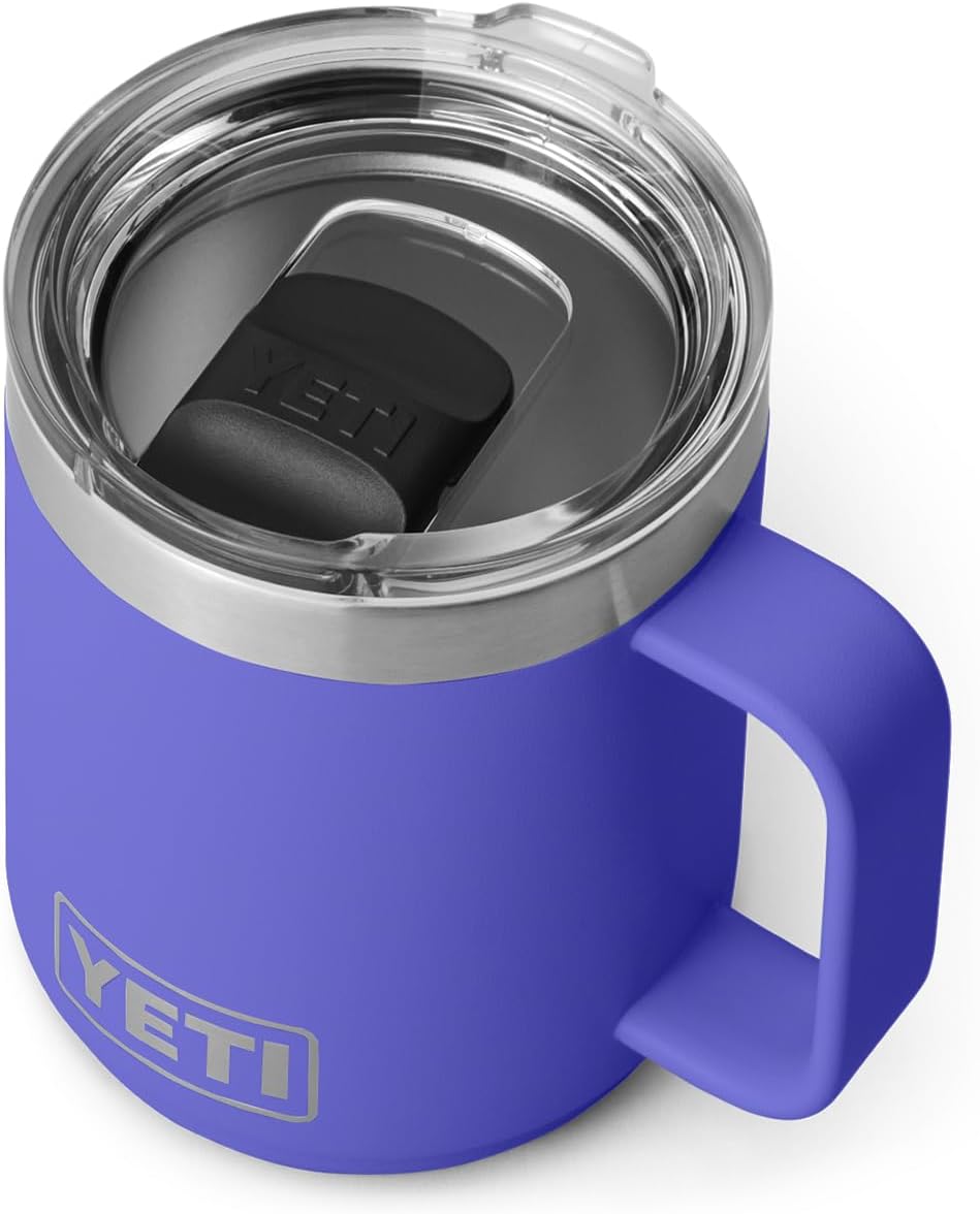 YETI Rambler 10 oz Stackable Mug, Vacuum Insulated, Stainless Steel with MagSlider Lid, Ultramarine Violet