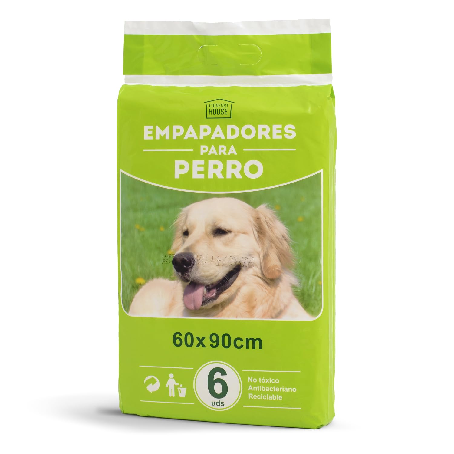 COM-FORT HOUSE Empapadores para Perro - 60CMX90CM - Paquete de 72 Unidades - Máxima Absorción