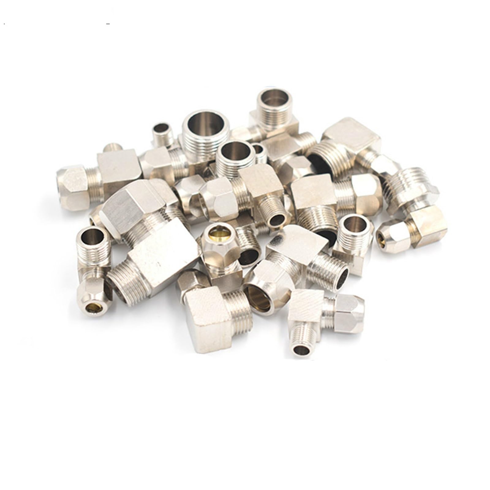 Zkenyao-Brass Connector Male Thread 1/8