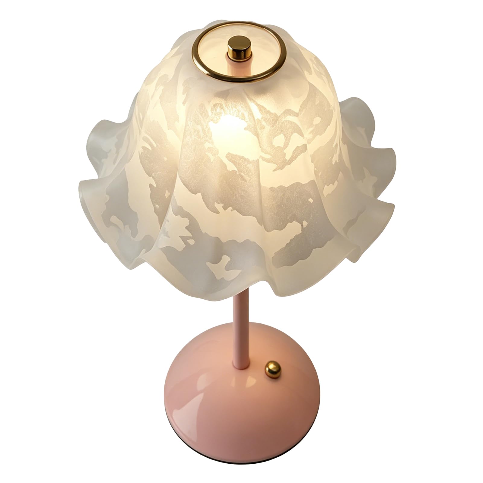 Lampada da Tavolo a Fiori Ricaricabile Senza Fili Lampada da Comodino