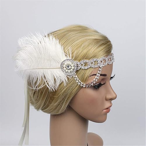Miniatura 3 de 1920s Flapper Headband Roaring 20s Great Gatsby Headpiece for Women headpieces Headband