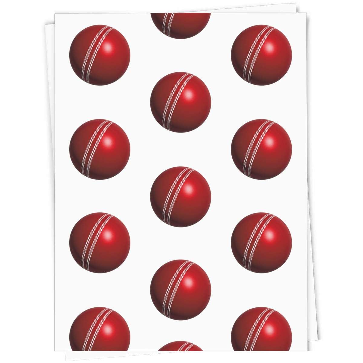 Azeeda 'Cricket Ball' Gift Wrap Paper (GI00102755)