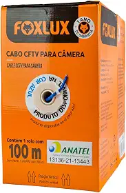 Cabo CFTV para Câmera Foxlux