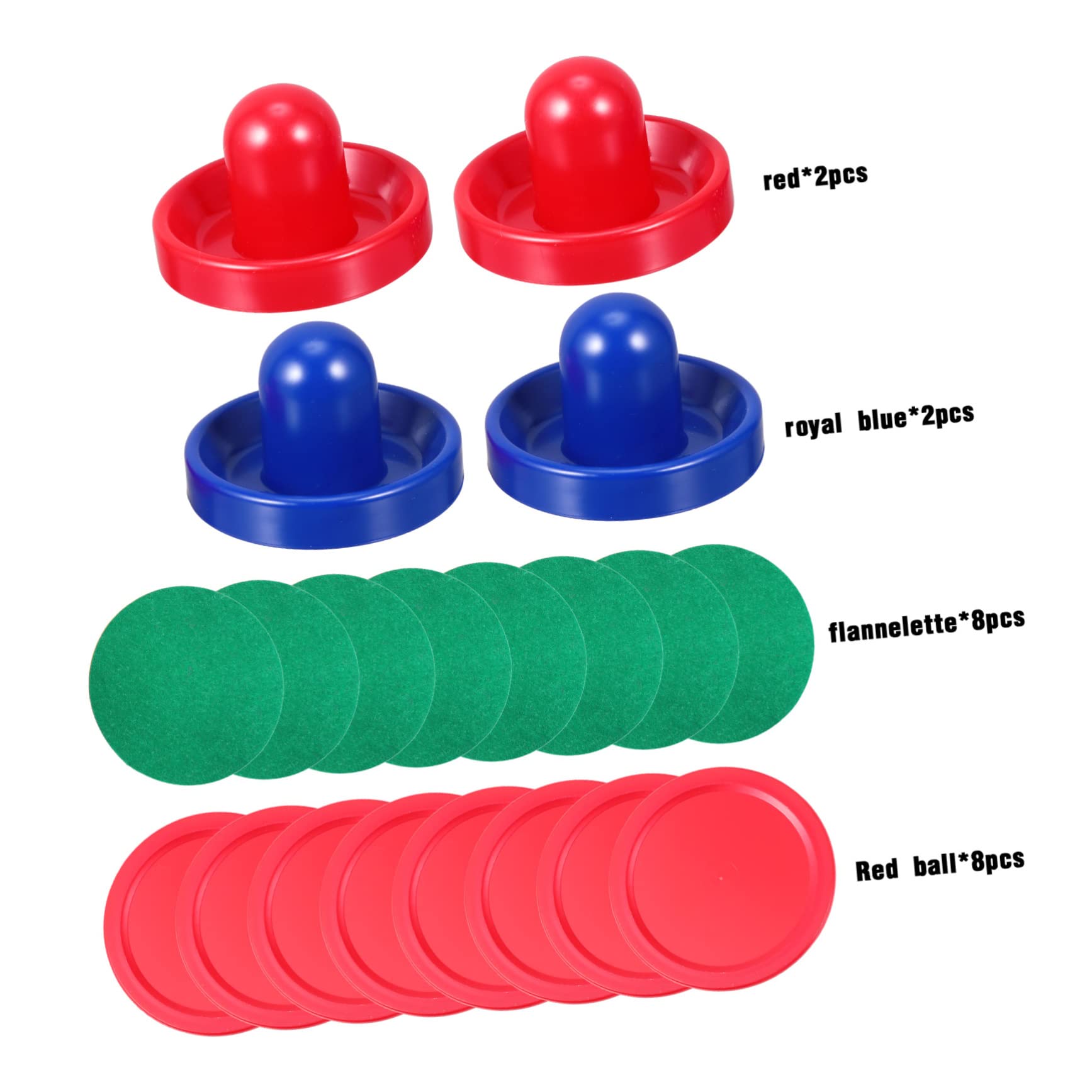 BESPORTBLE 2 Set Tuta Da Gioco Rossa Per Pusher Sudore Attrezzatura Da Tavolo Mm E Dischi In Stile Atletico - Per Spingitori + Paddle Parti Verdi Per Porte Cuscinetti Per Dischi Accessori